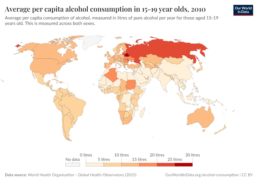 A thumbnail of the "Average per capita alcohol consumption in 15-19 year olds" chart