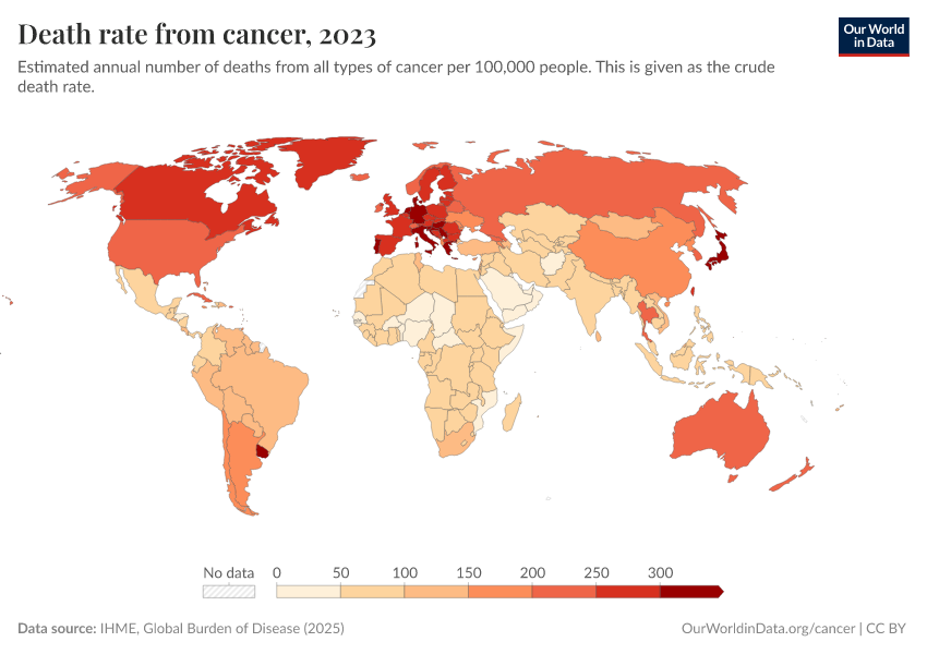 A thumbnail of the "Death rate from cancer" chart