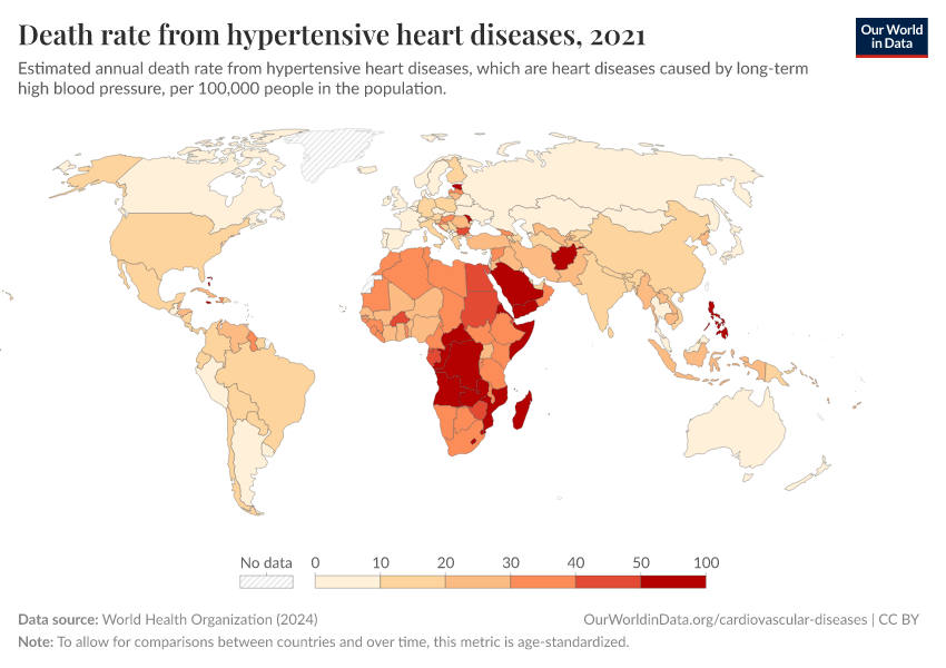 A thumbnail of the "Death rate from hypertensive heart diseases" chart