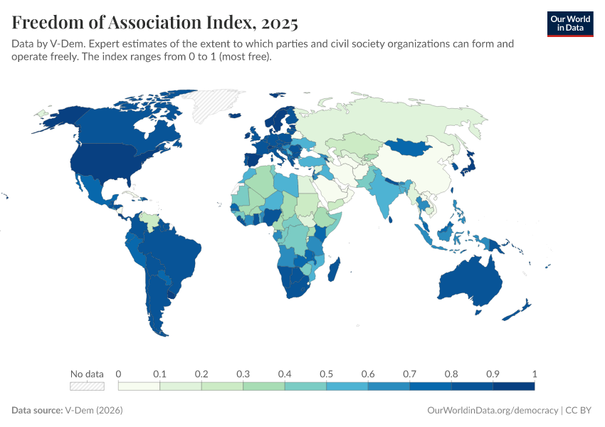 A thumbnail of the "Freedom of Association Index" chart
