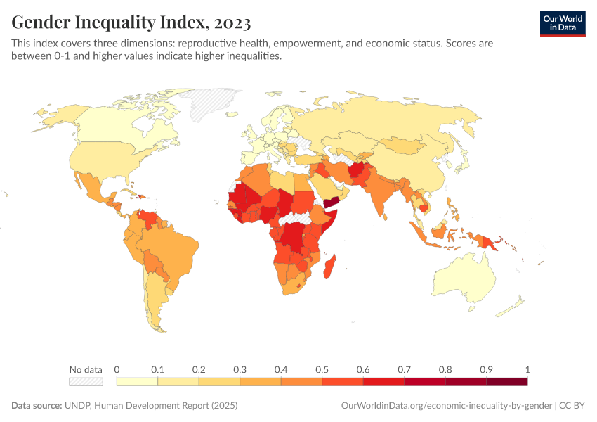 A thumbnail of the "Gender Inequality Index" chart