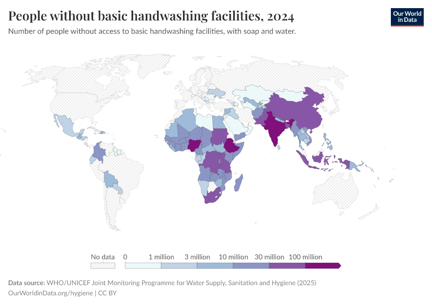 A thumbnail of the "People without basic handwashing facilities" chart
